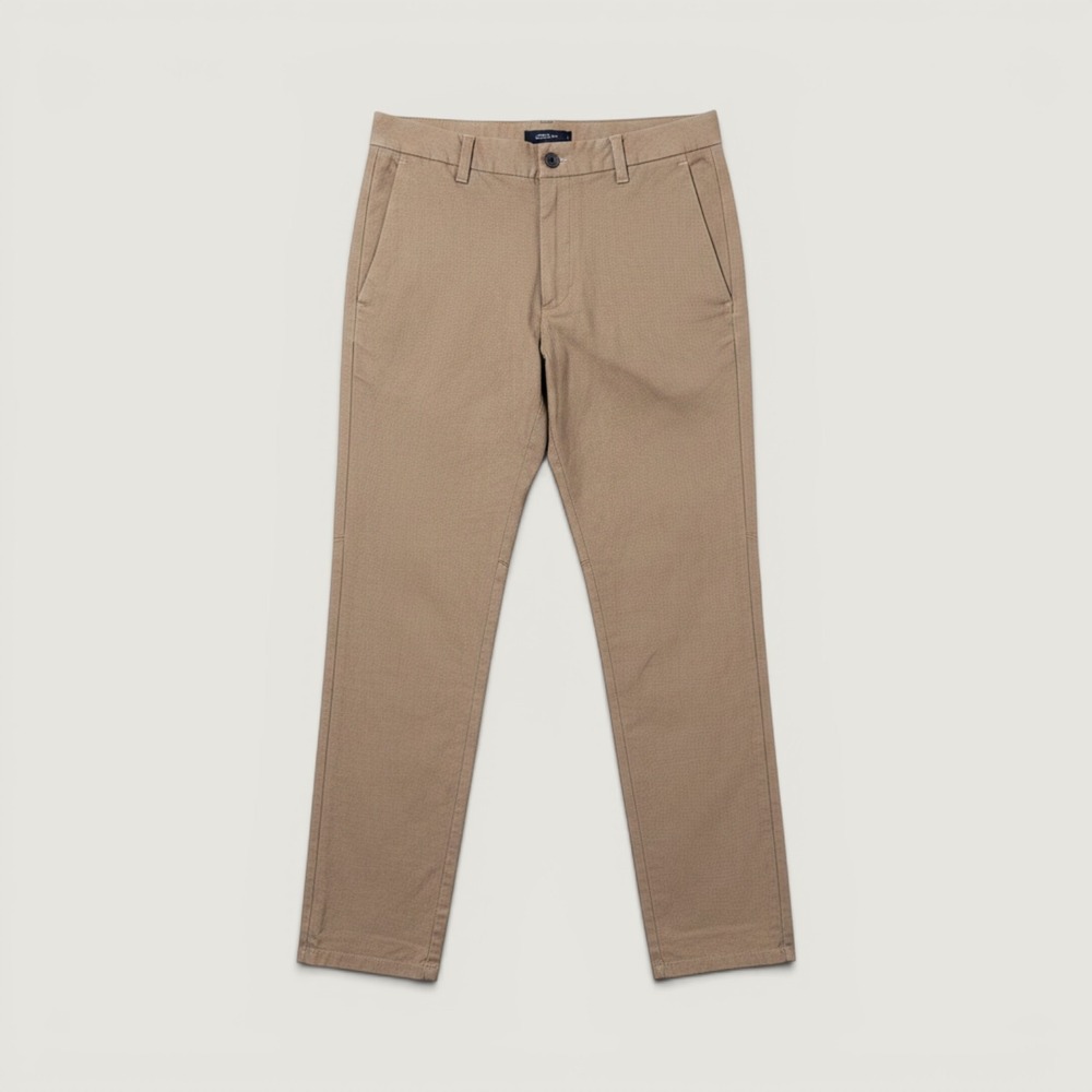 Lululemon Commission Slim Fit Pants Mens 31 Khaki Tan Chino Trousers Stretch